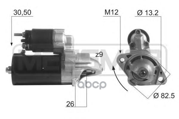

Стартер Audi A6 2.4/2.8 98-05 1.4kw 220476 Era арт. 220476, 220476