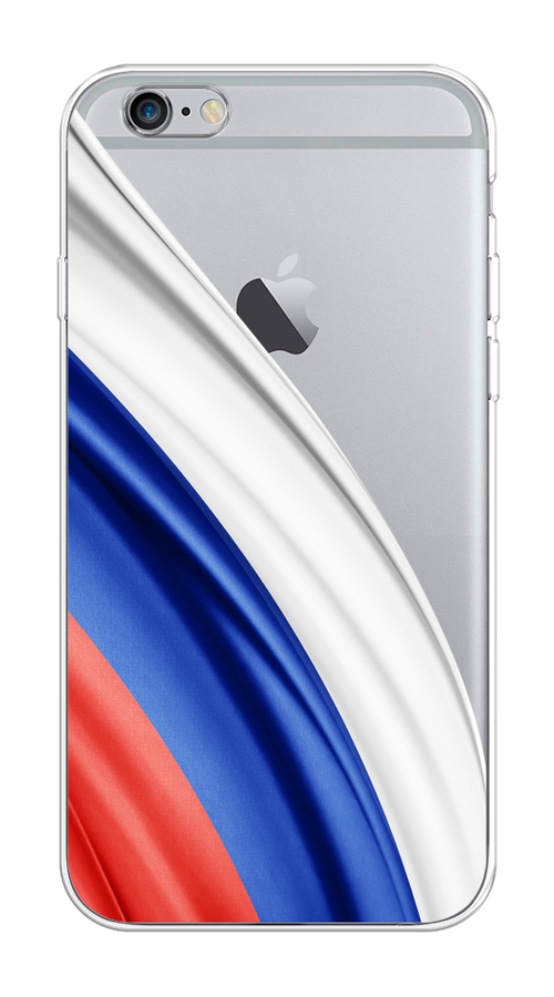 

Чехол на Apple iPhone 6/6S "Флаг России уголок", Белый;синий;красный;прозрачный, 0104S50-1