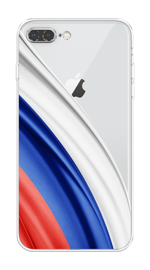 

Чехол на Apple iPhone 7 Plus/8 Plus "Флаг России уголок", Белый;синий;красный;прозрачный, 10950-1
