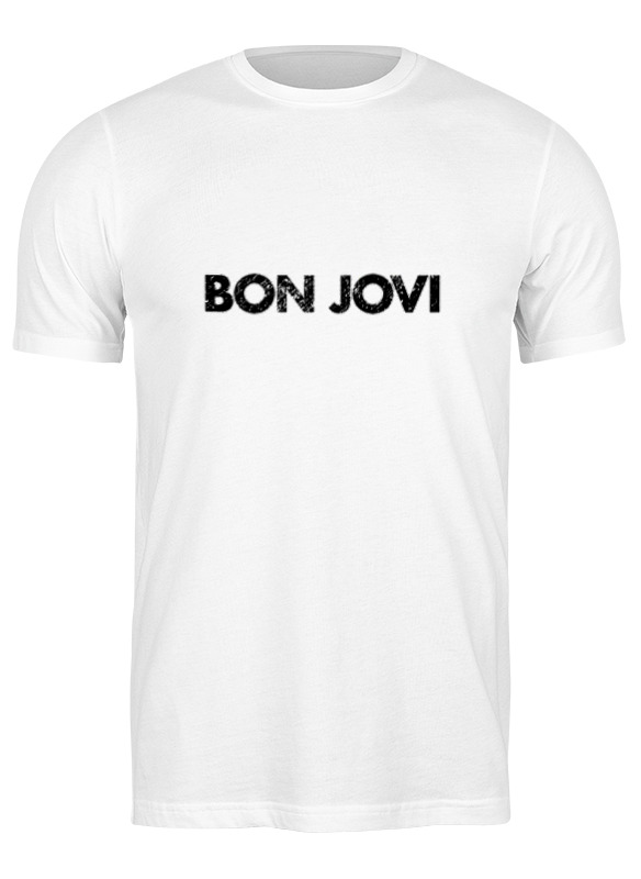 

Футболка мужская Printio Bon jovi белая L, Белый, Bon jovi