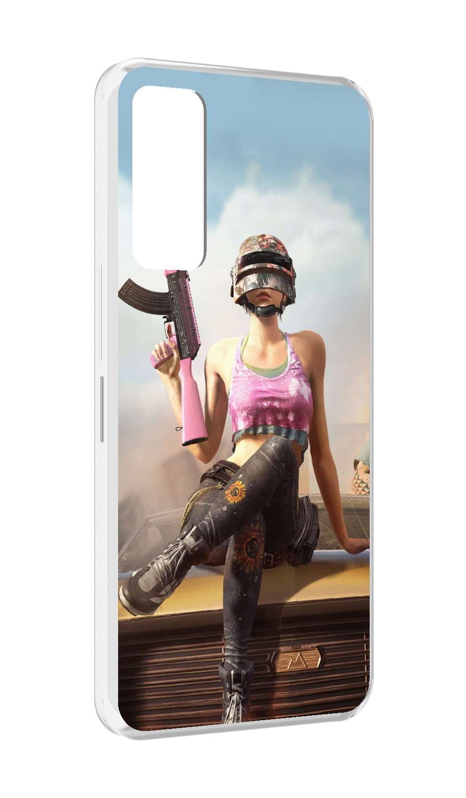 

Чехол MyPads девушка из PUBG для TCL 30 / TCL 30 5G / TCL 30+ plus, Прозрачный, Tocco
