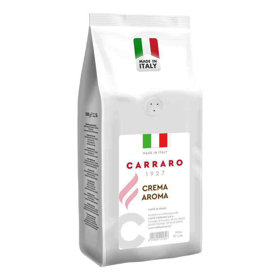 Кофе Carraro Crema Aroma в зернах 1 кг