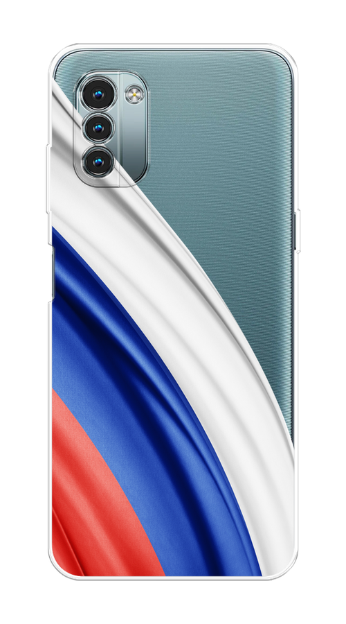 

Чехол на Nokia G11/G21 "Флаг России уголок", Белый;синий;красный;прозрачный, 125050-1
