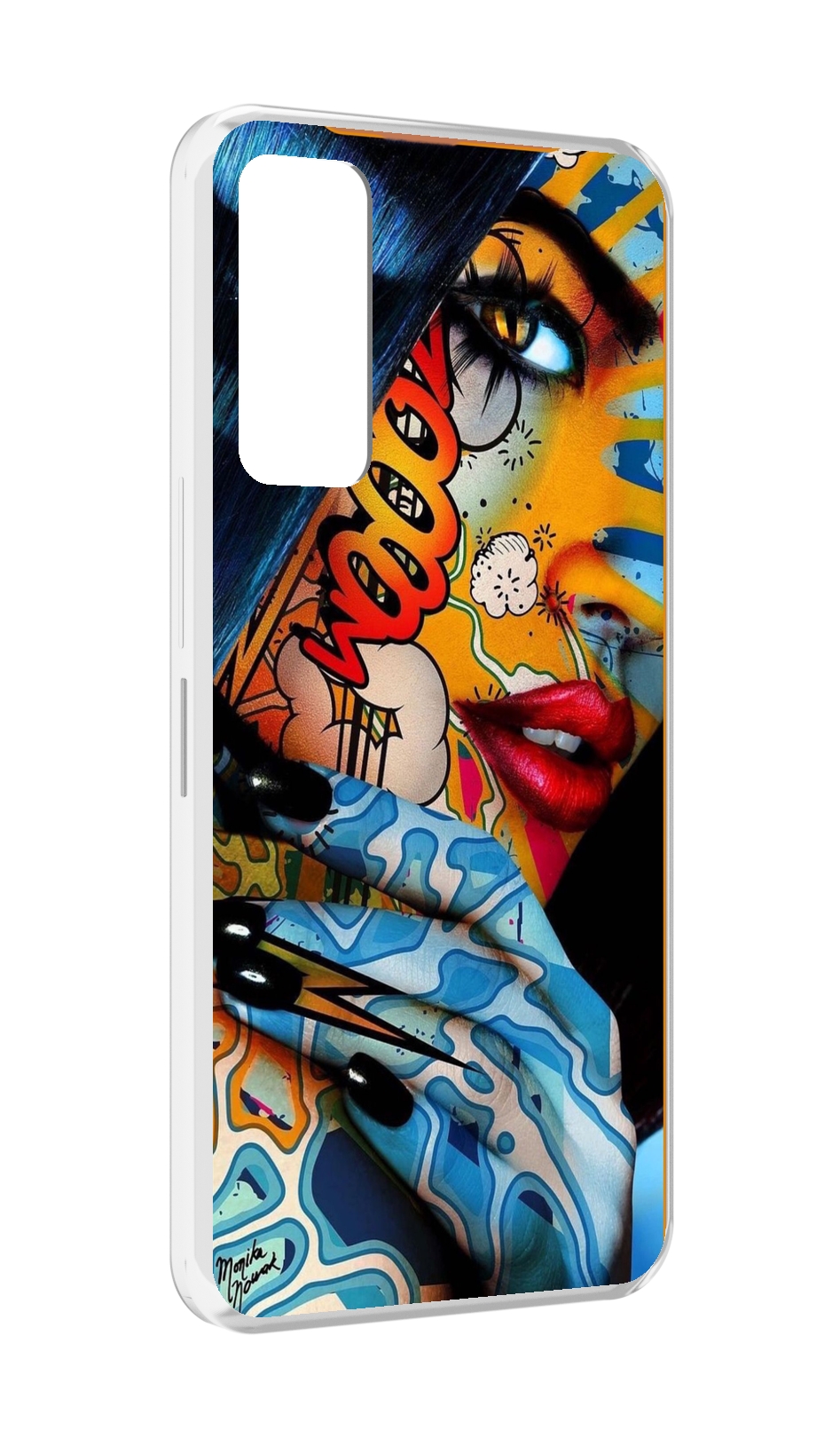 

Чехол MyPads девушка разрисованная краскам иженский для TCL 30 / TCL 30 5G / TCL 30+ plus, Прозрачный, Tocco