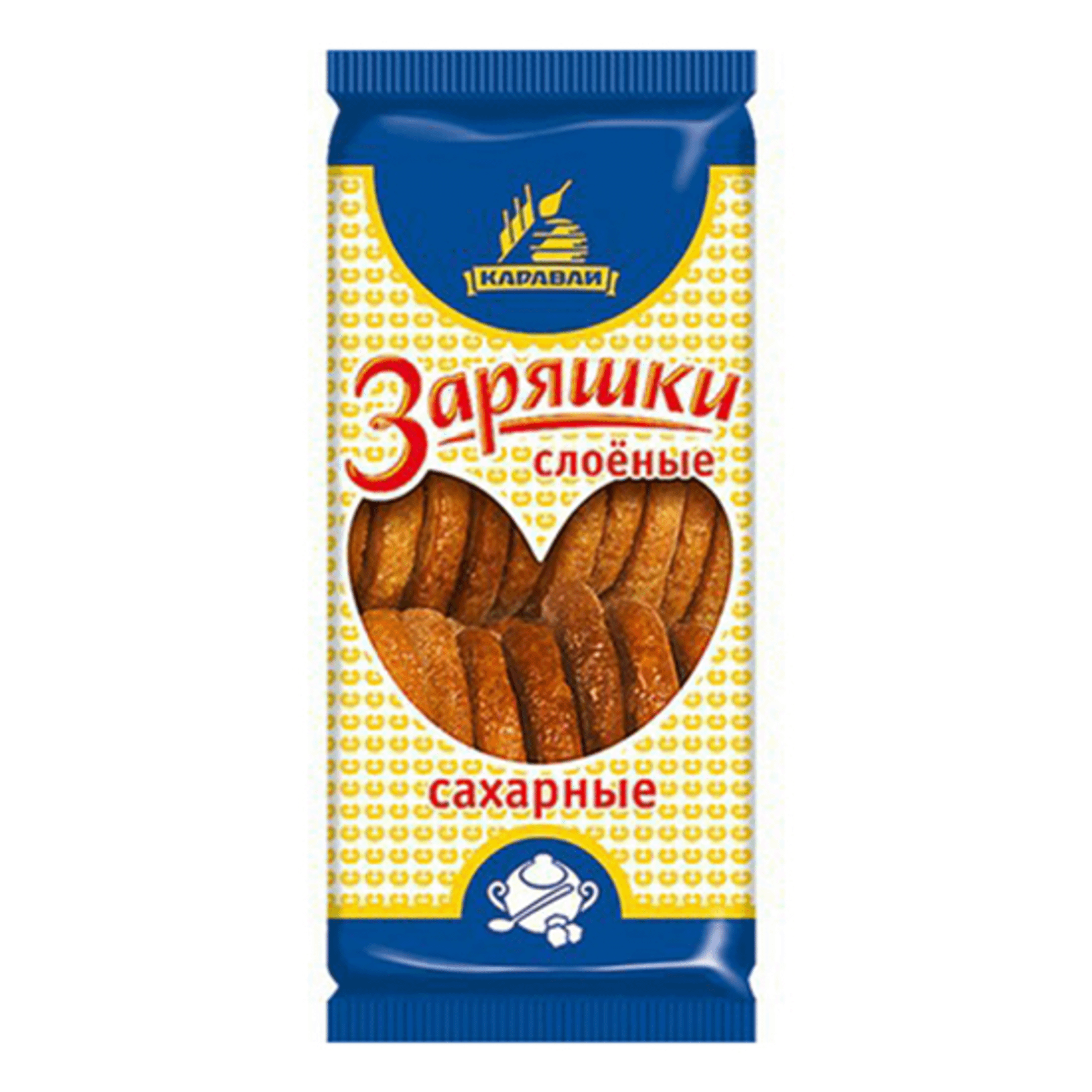 

Печенье Каравай Заряшки сдобное слоеное с сахаром 120 г