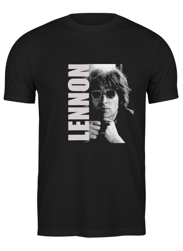 

Футболка женская Printio Джон леннон битлз черная L, Черный, Джон леннон битлз