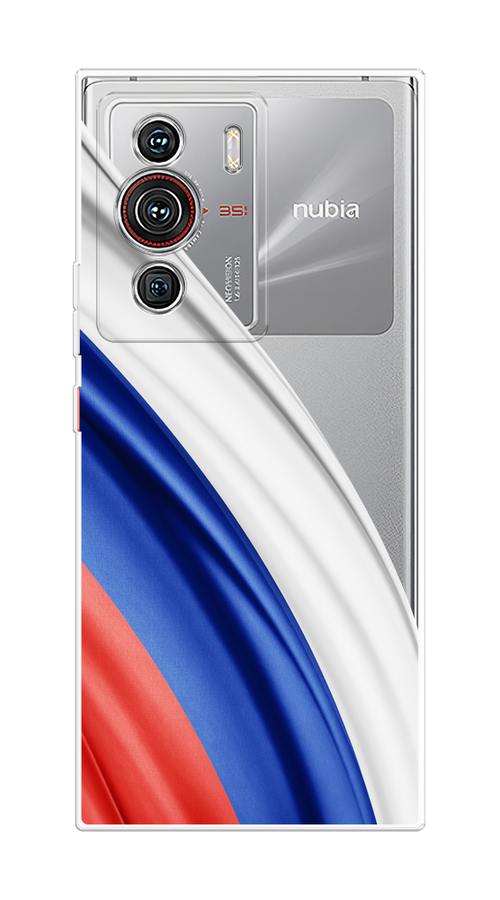 

Чехол на ZTE Nubia Z40 Pro "Флаг России уголок", Белый;синий;красный;прозрачный, 135850-1