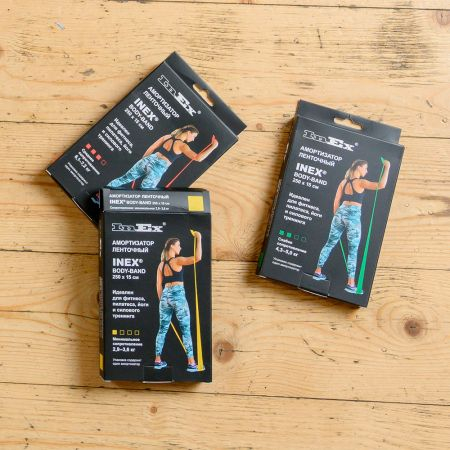 

Ленточный амортизатор INEX Body-Band 2,5 м. минимальное сопротивление, желтый