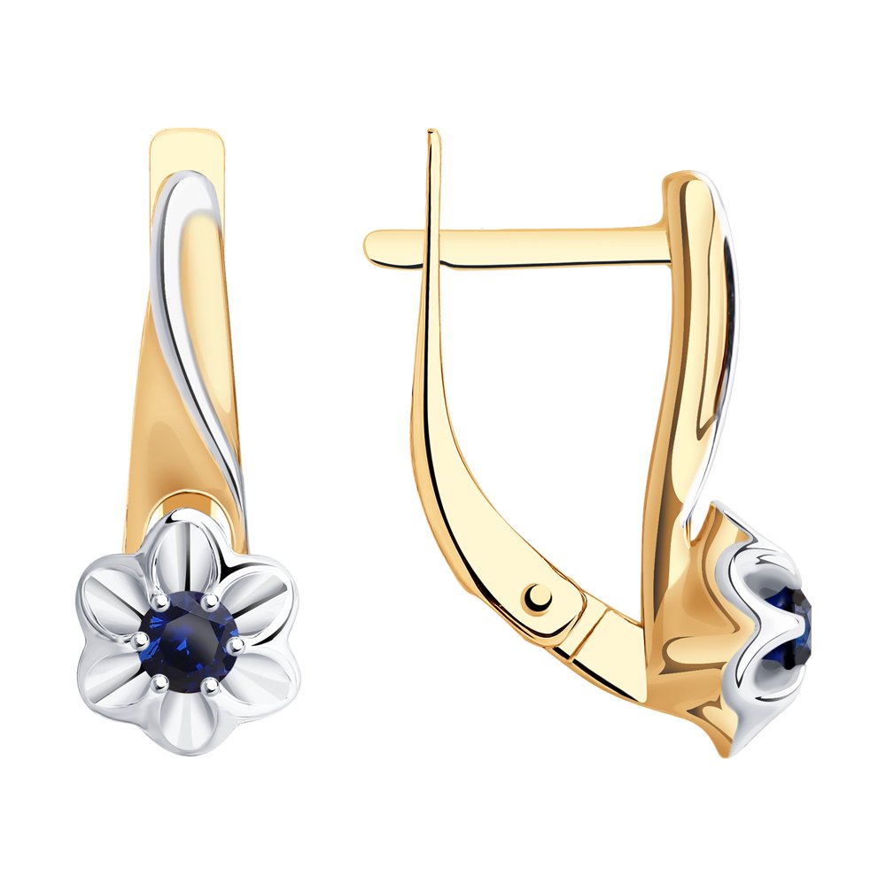 

Серьги из серебра с корундами Diamant 93-320-00982-1, 93-320-00982-1
