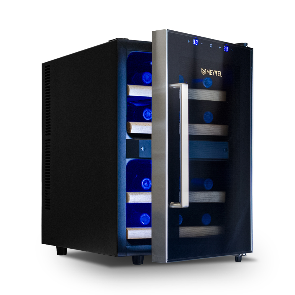 Винный шкаф Meyvel MV12-BF2 Black термоэлектрический холодильник autoprofi
