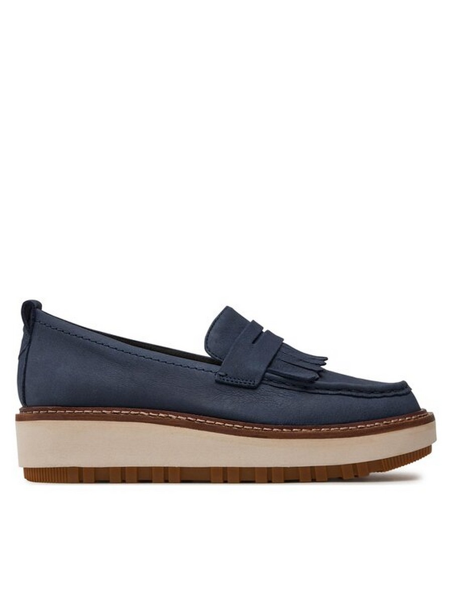 Лоферы женские Clarks Oriannaw Loafer 26176639 синие 36 EU