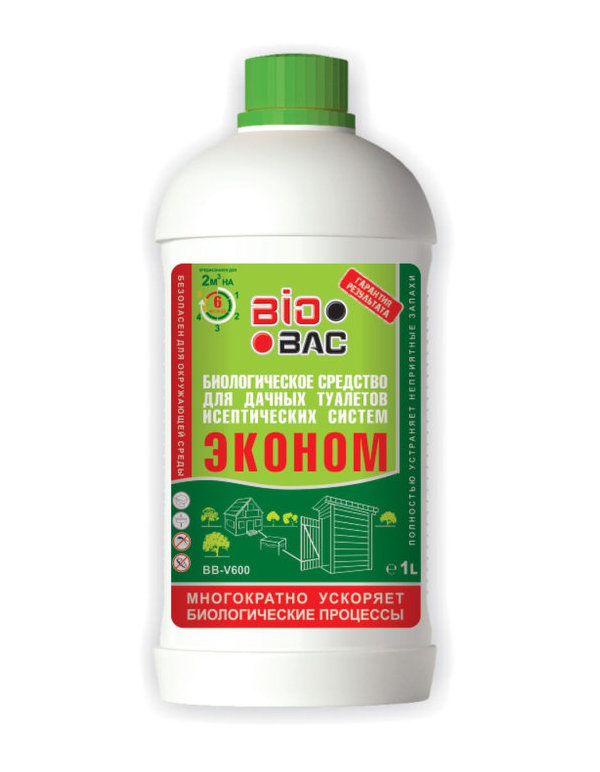 Жидкость для биотуалета Biobac BB-V600