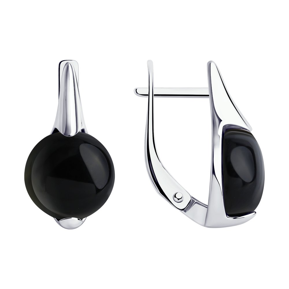 

Серьги из серебра с агатами Diamant 94-320-00896-1, 94-320-00896-1