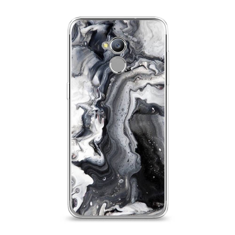 

Чехол Awog на ZTE Blade V7 Lite / ЗТЕ Блэйд V7 Lite "Бело-черные сложные полосы", 130450-3