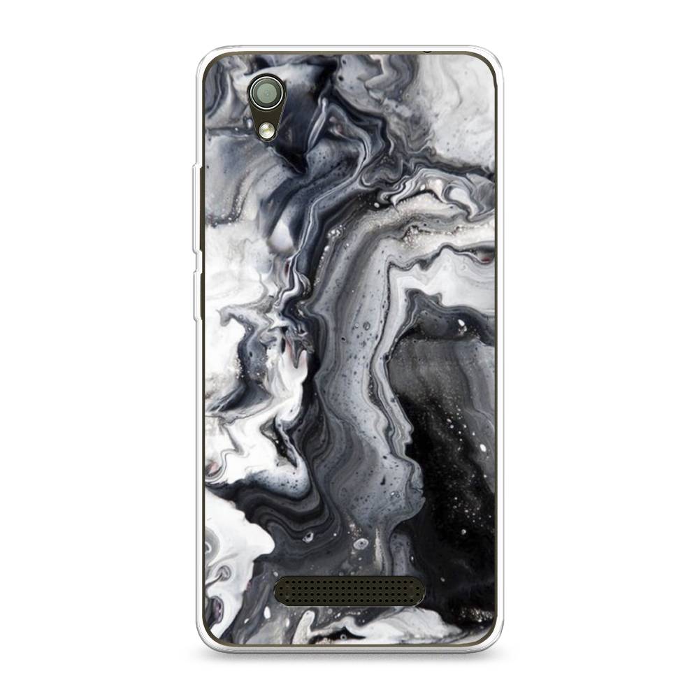 

Чехол Awog на ZTE Blade X3 / ЗТЕ Блэйд X3 "Бело-черные сложные полосы", Разноцветный, 130650-3