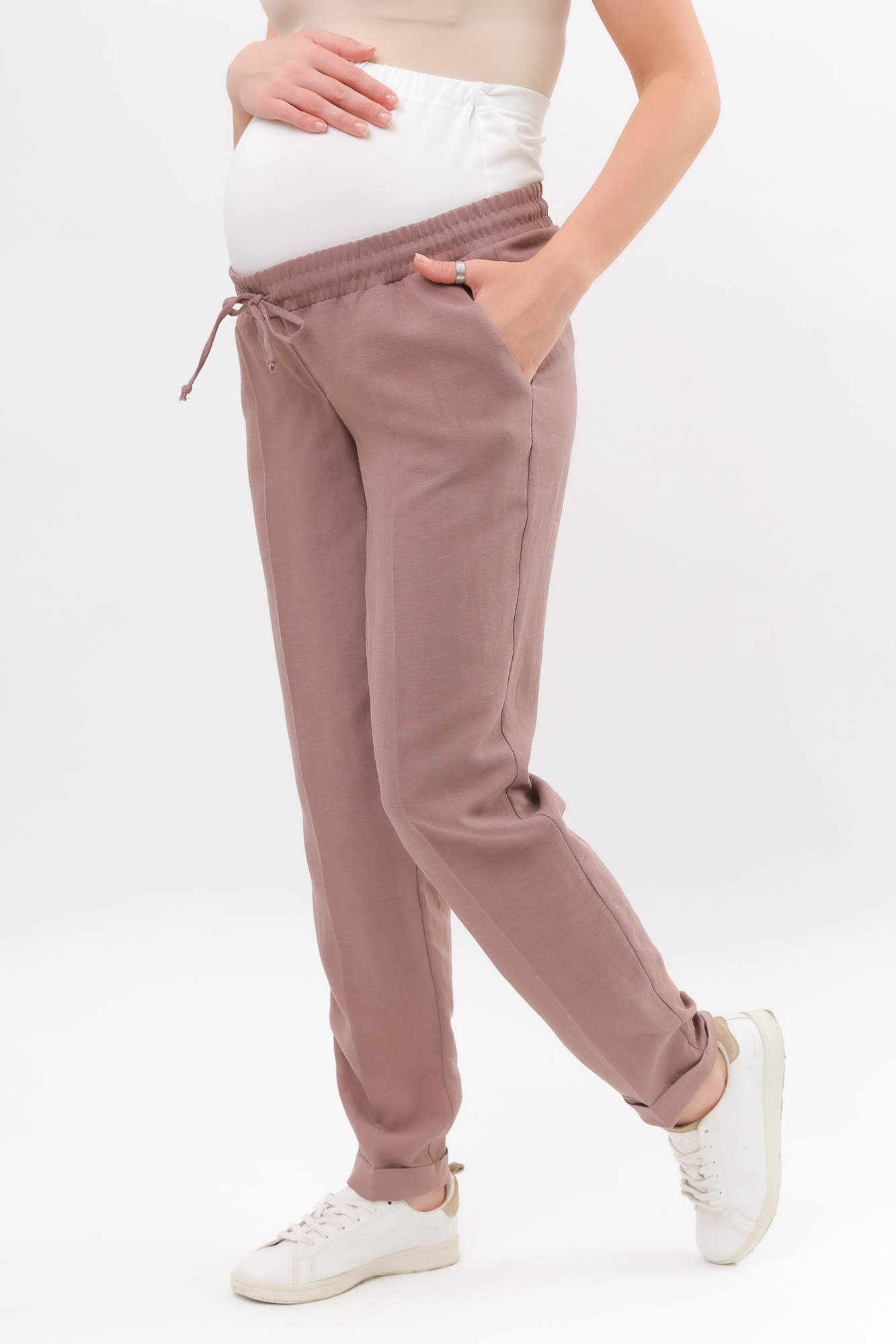

Брюки для беременных женские Mama's fantasy 01-43822MF коричневые 46 RU, 01-43822MF