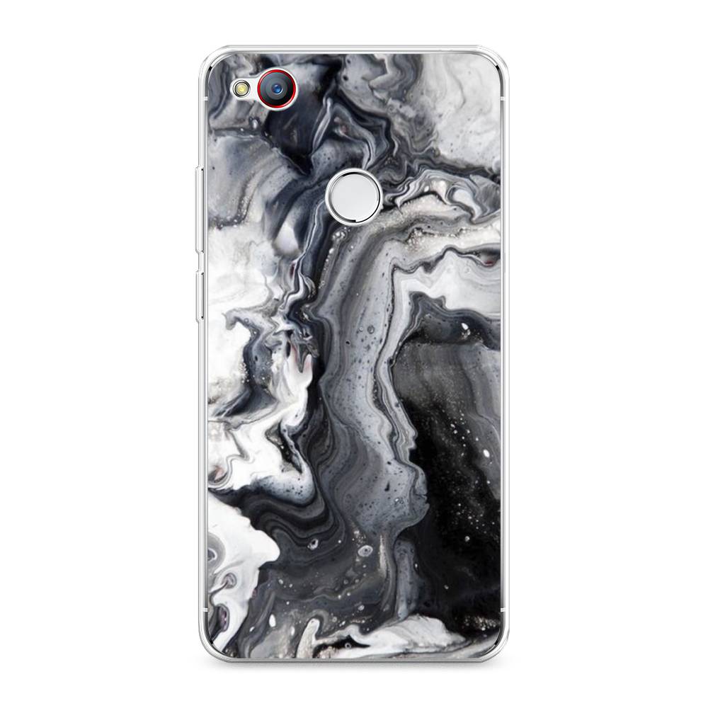 

Чехол Awog на ZTE Nubia Z11 / ЗТЕ Нубиа Z11 "Бело-черные сложные полосы", 131750-3