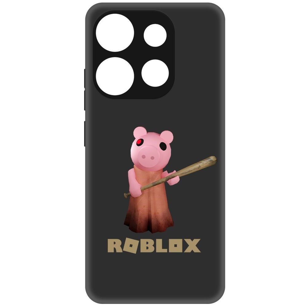 

Чехол-накладка Софт Roblox-Пигги для Infinix Smart 7, Черный