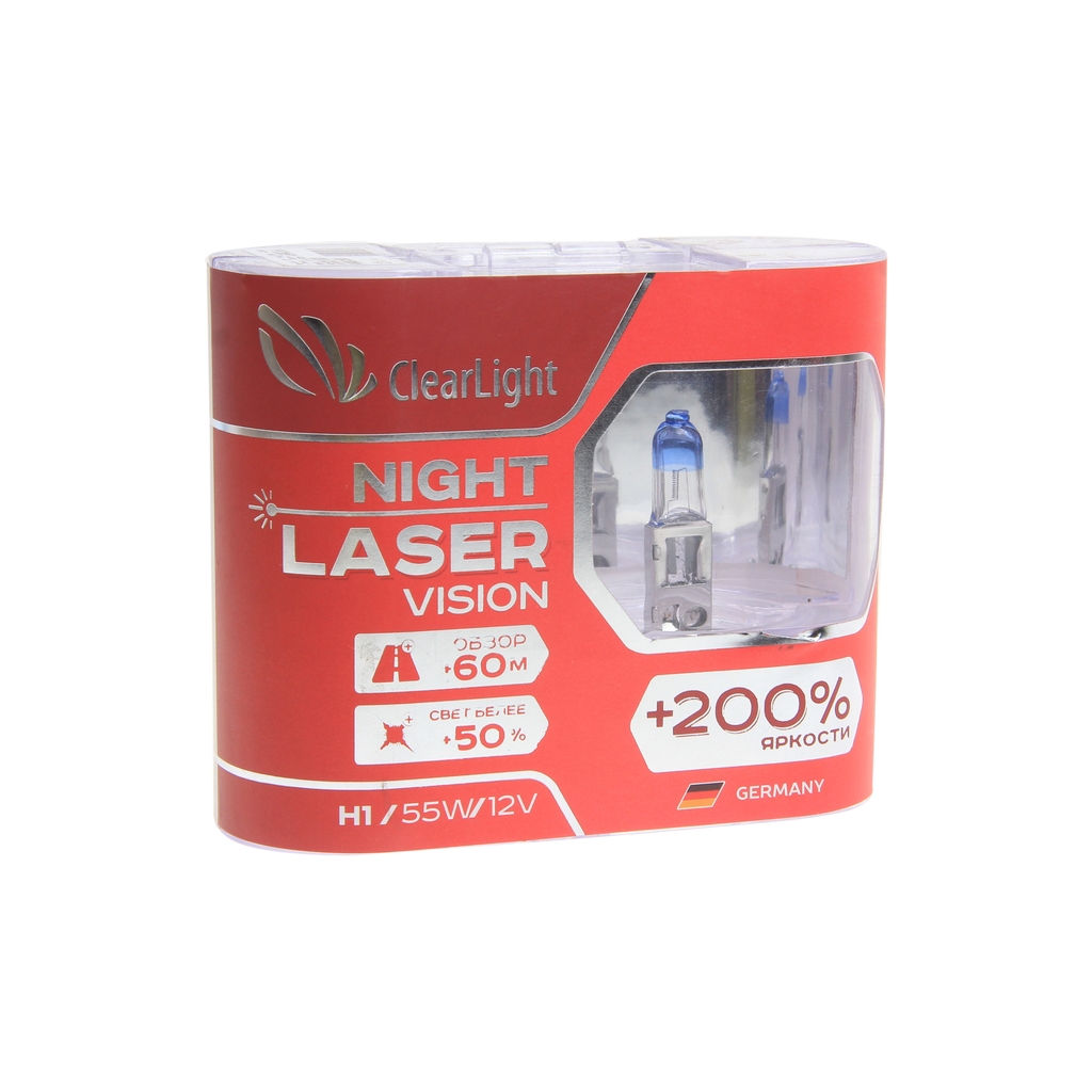 Clearlight night laser vision 200. Галогенные лампы Night Laser Vision +200% h4.