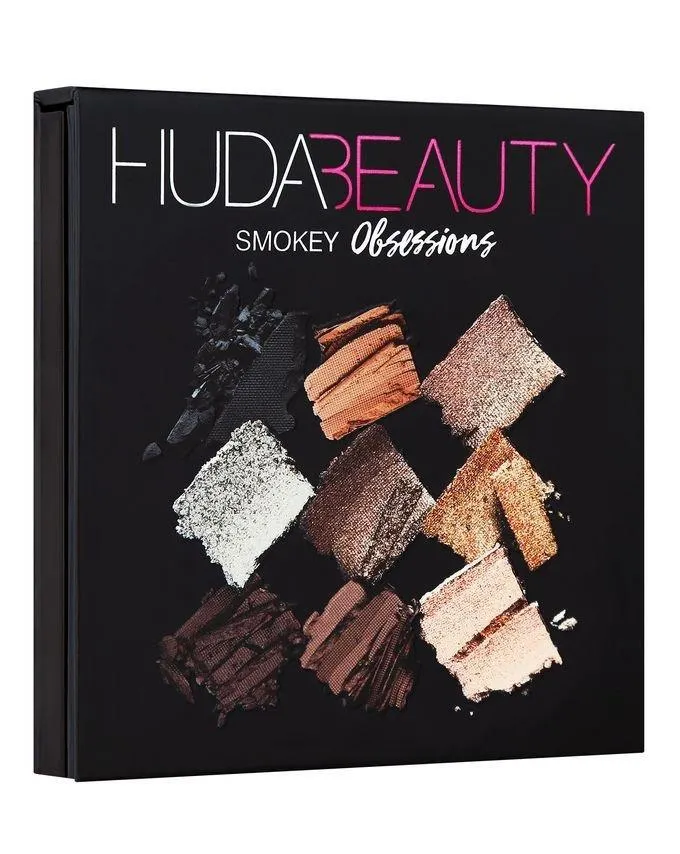 

Мини-Палетка теней HudaBeauty Smokey Obsessions Palette 9 оттенков