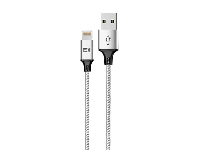 Аксессуар Exployd Ray USB - Lightning 1m Silver EX-K-1209