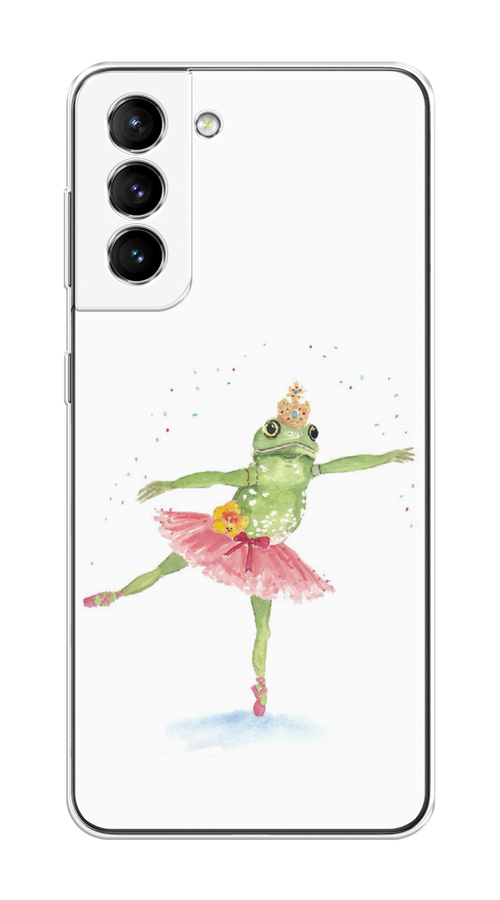 

Чехол на Samsung Galaxy S21 "Лягушка-балерина", Зеленый, 2101850-4