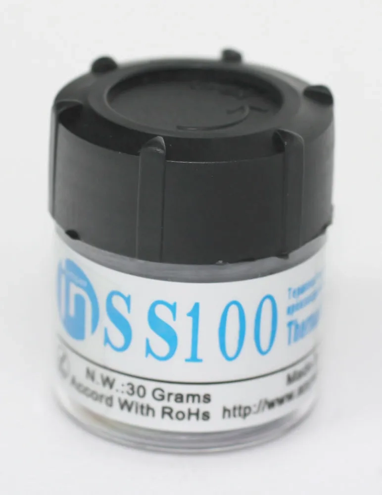 

Термопаста Amperin SS100 30 грамм банка, Серый