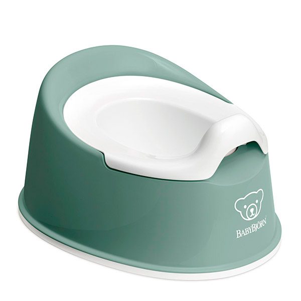 

Горшок детский BabyBjorn Smart Potty анатомический брызгостойкий зеленый