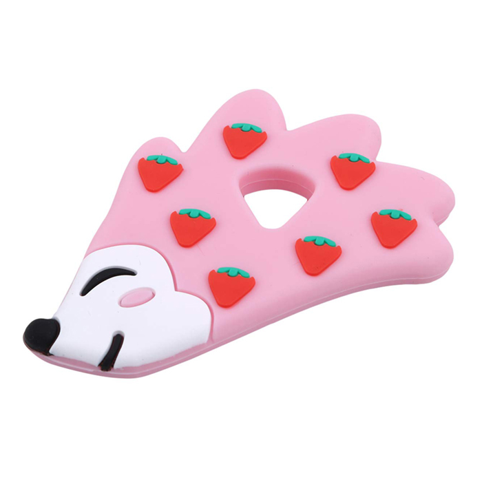 

Прорезыватель для зубов Baby Fox Ежик цвет розовый BF-TEETOY-21, Ежик