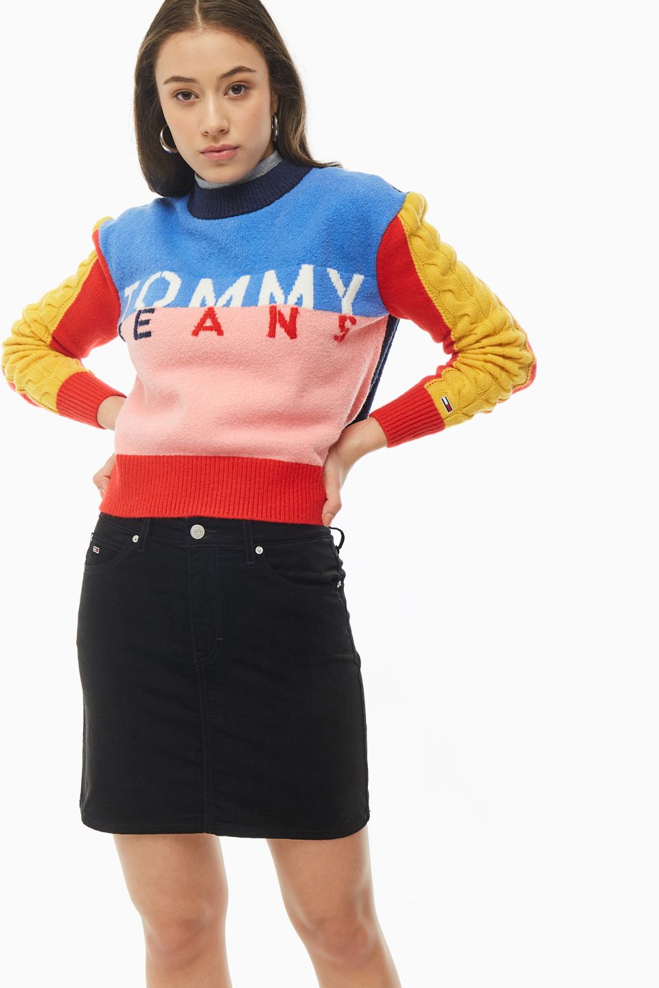 

Юбка женская Tommy Jeans DW0DW07693 черная 27 US, Черный, DW0DW07693