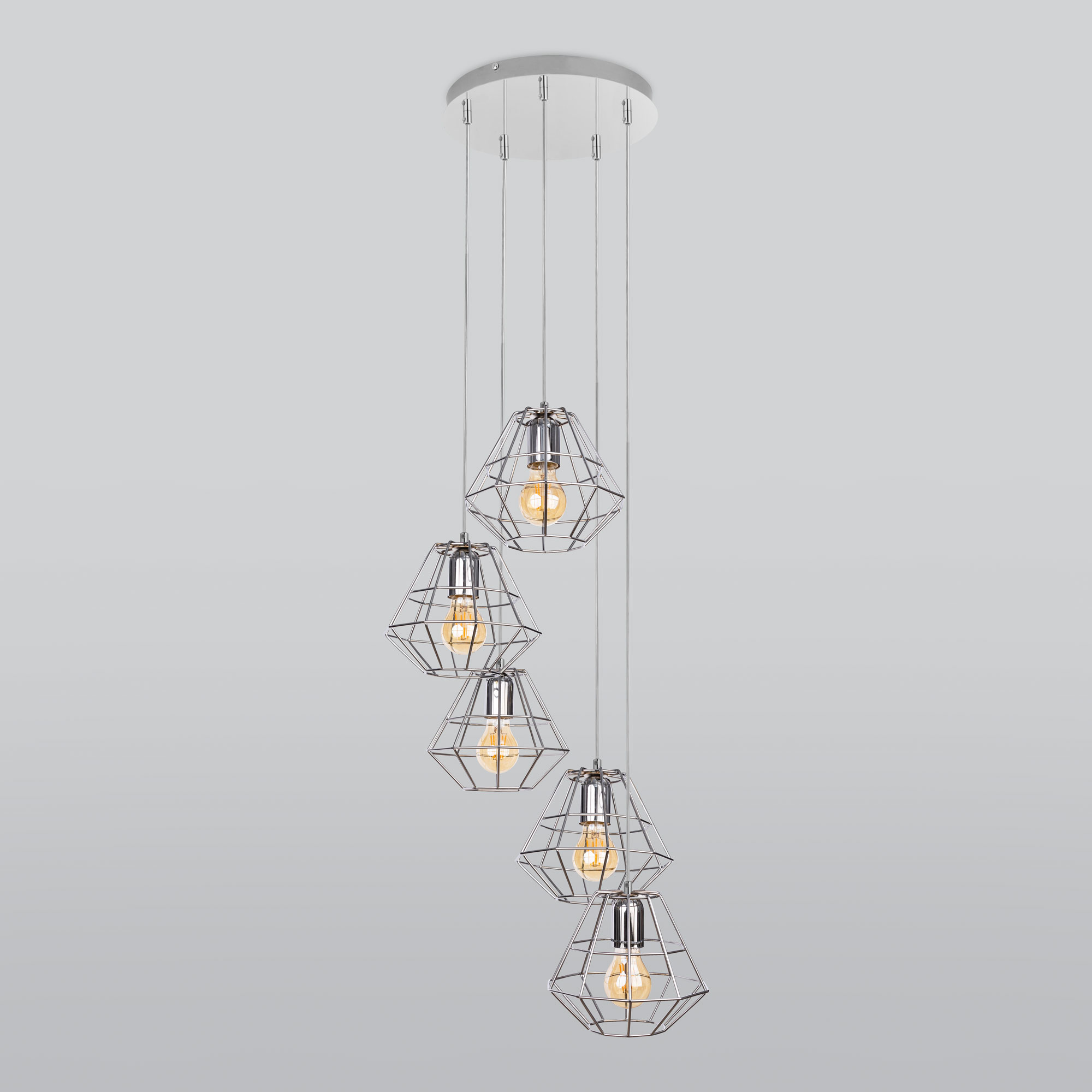 фото Подвесной светильник tk lighting 4289 diamond silver