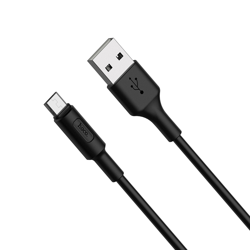 Кабель Hoco X25 Soarer USB - micro USB 1 м, черный