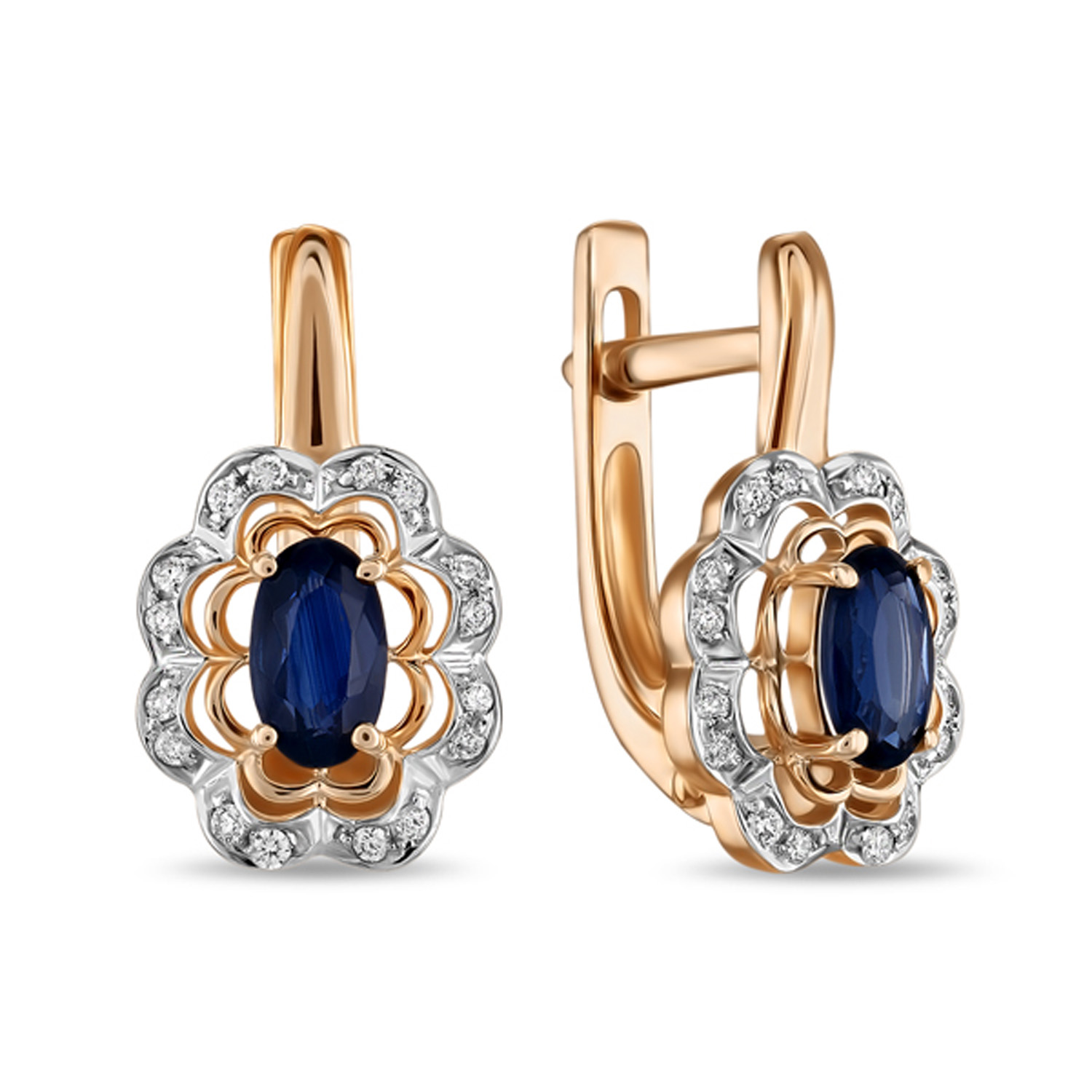 

Серьги из золота MIUZ Diamonds (Московский ювелирный завод) E77-E59119-SA, бриллиант