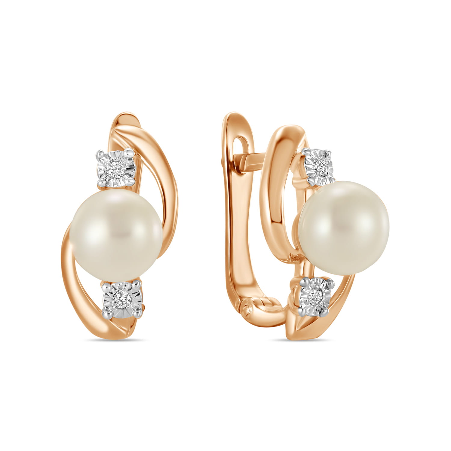 

Серьги из золота MIUZ Diamonds (Московский ювелирный завод) E01-35375-PR, бриллиант