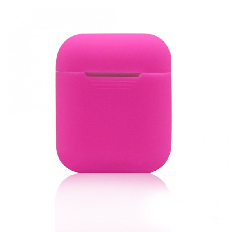 фото Чехол silicone 13387 для airpods 1/2 pink nobrand