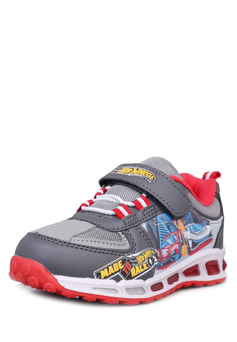 фото Кроссовки детские hot wheels, цв.серый р.30