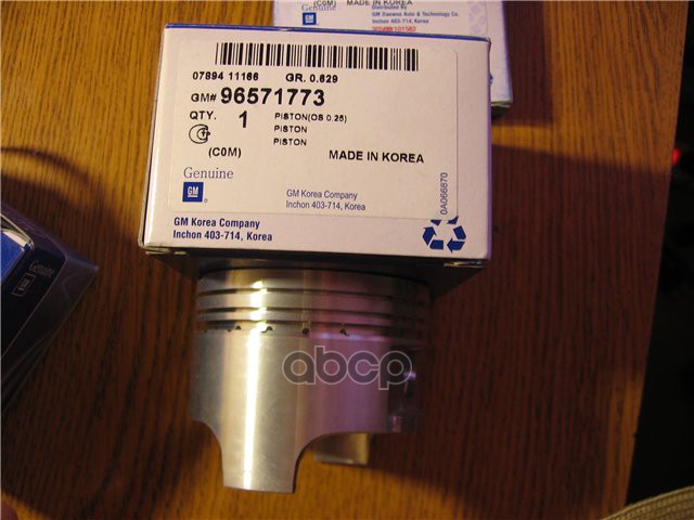 

Поршень ДВС General Motors 96571773