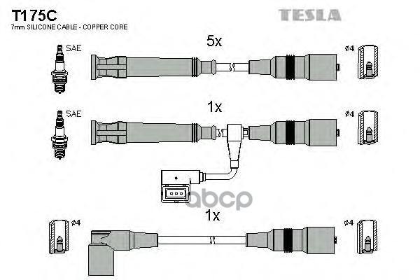 

Комплект Проводов Зажигания TESLA T175C