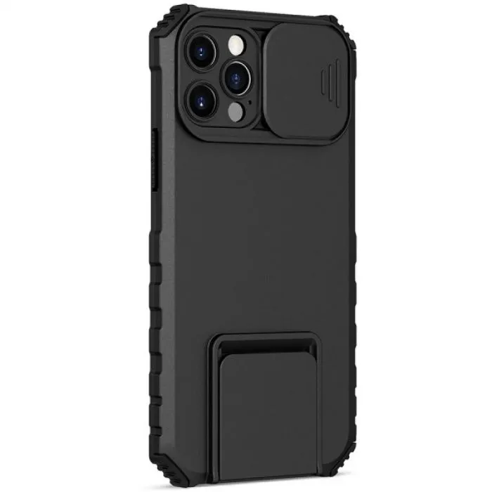 

Противоударный чехол-подставка Epik CamShield Holder для iPhone 13 Pro Max, Черный, CamShield Holder