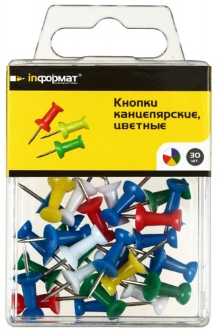 фото Фарм кнопки inформат силовые ассорти 30 шт. kgc-30p