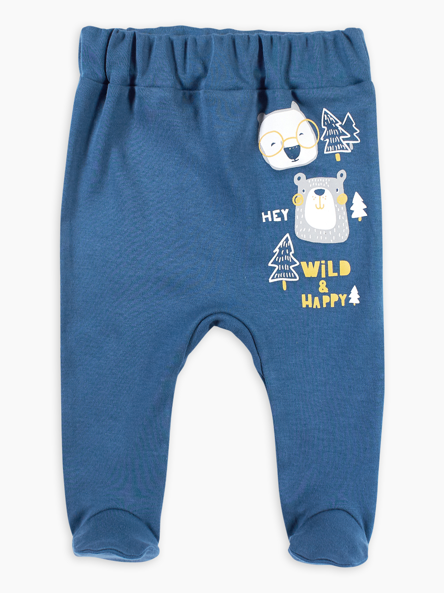 

Ползунки короткие Kuma Веселый малыш 32320/ku/C/Индиго р.68