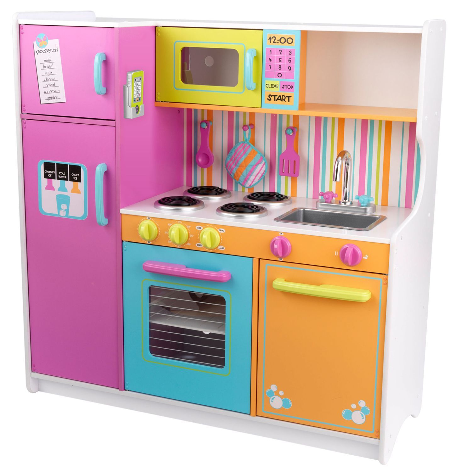 Большая детская игровая кухня KidKraft Делюкс Deluxe Big & Bright Kitchen