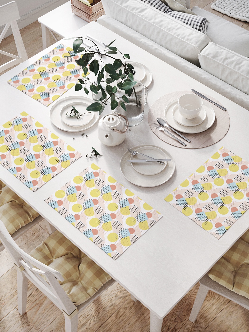 

Комплект салфеток для сервировки стола «Сладость впечатлений» (32х46 см, 4 шт.)