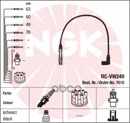 

Комплект Проводов Зажигания NGK 7015
