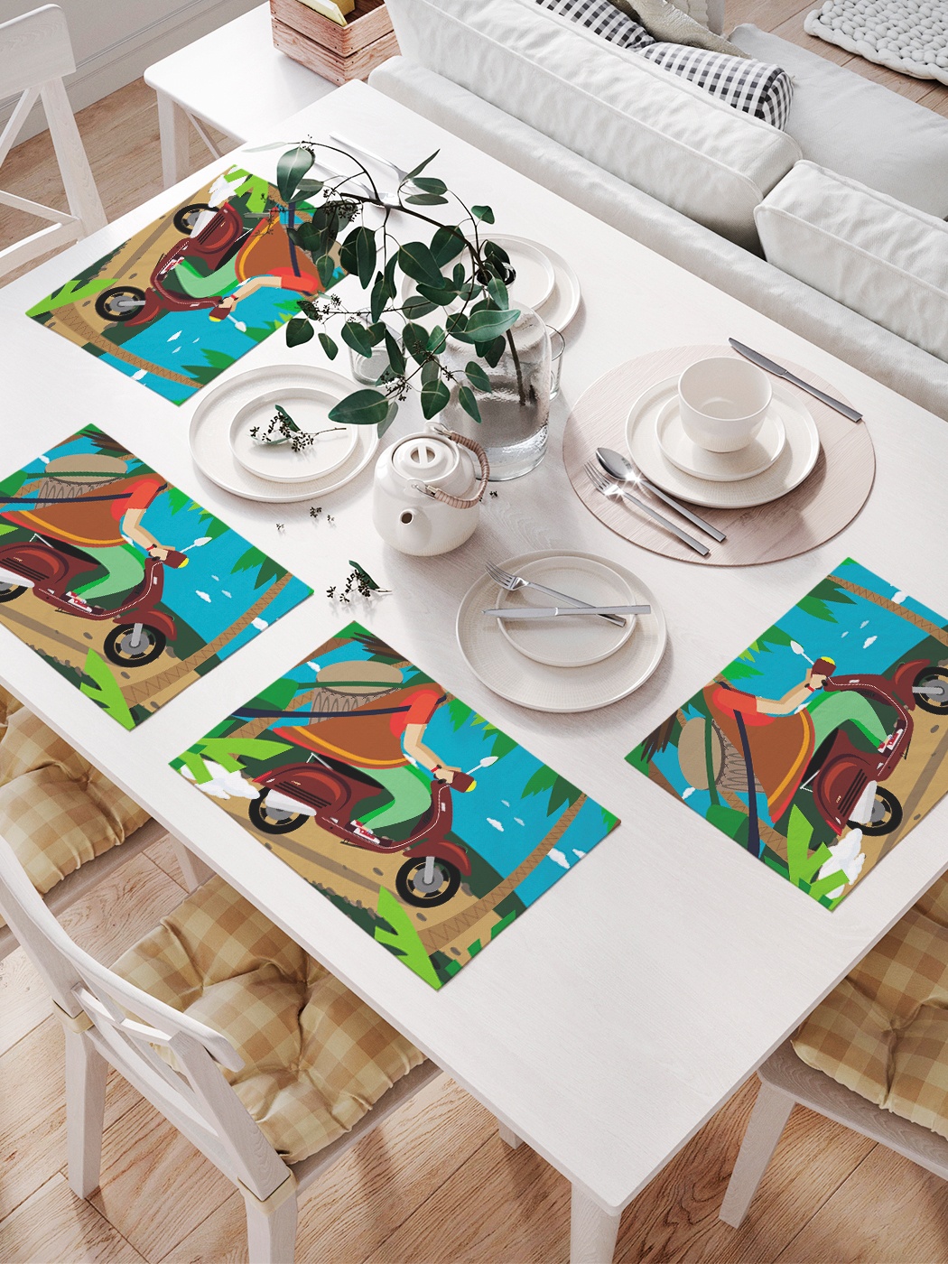 

Комплект салфеток для сервировки стола «Хороший отпуск» (32х46 см, 4 шт.)