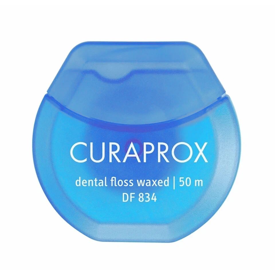 Нить зубная CURAPROX мятная, 50 м, 20 г curaprox нить зубная мятная 50 м