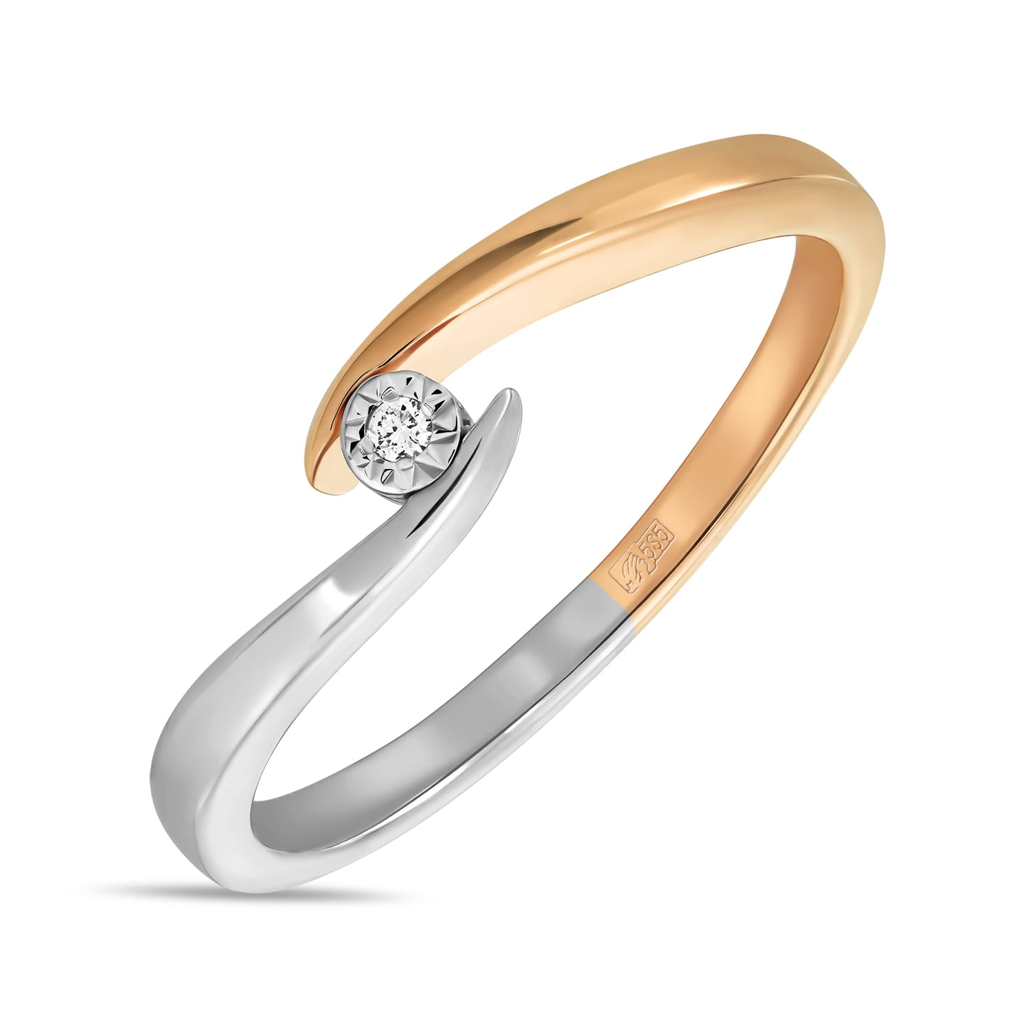 

Кольцо женское MIUZ Diamonds (Московский ювелирный завод) R01-PL-34959 р.17, R01-PL-34959