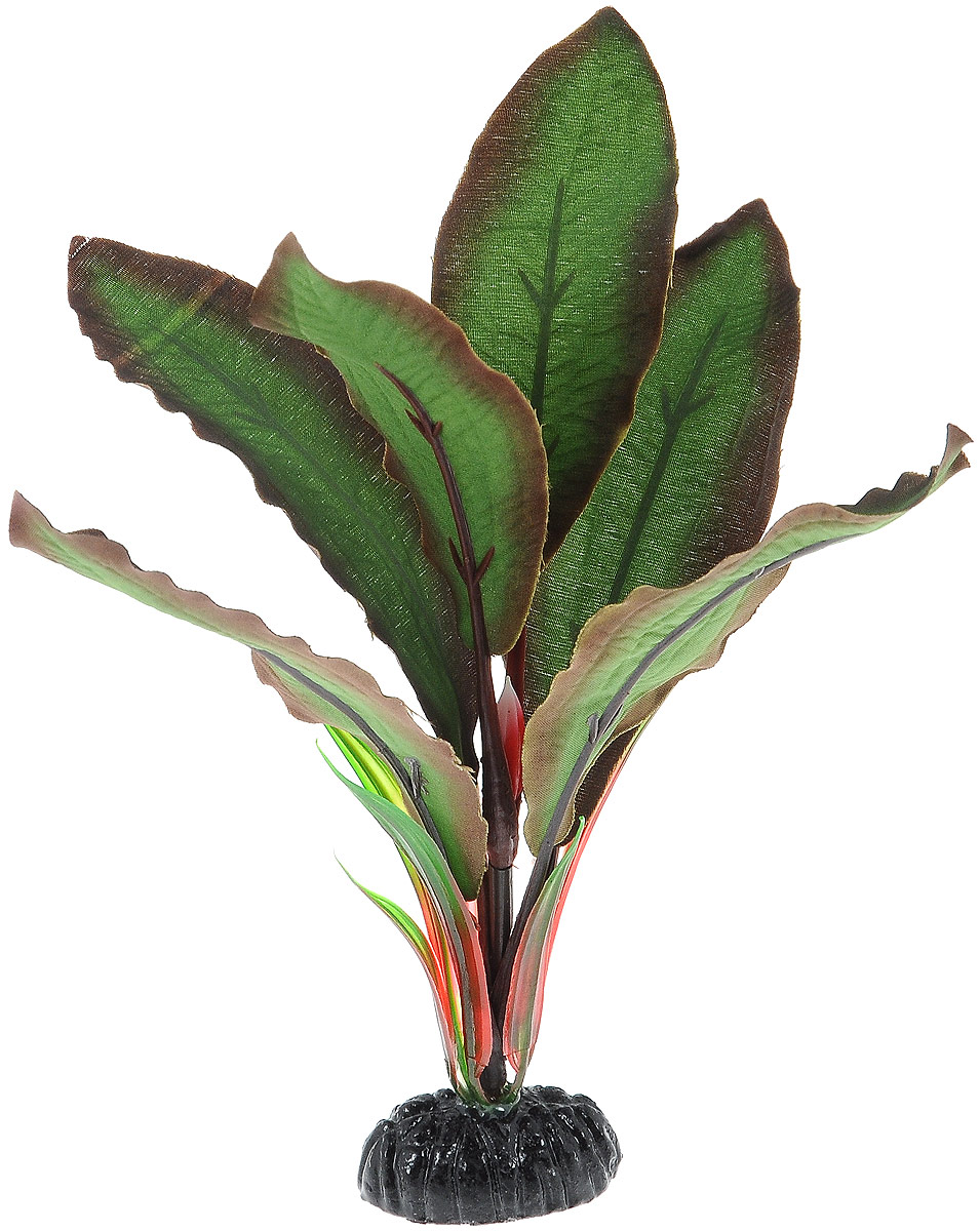 фото Искусственное растение для аквариума barbus криптокорина бекетти plant 040 20 см, шелк