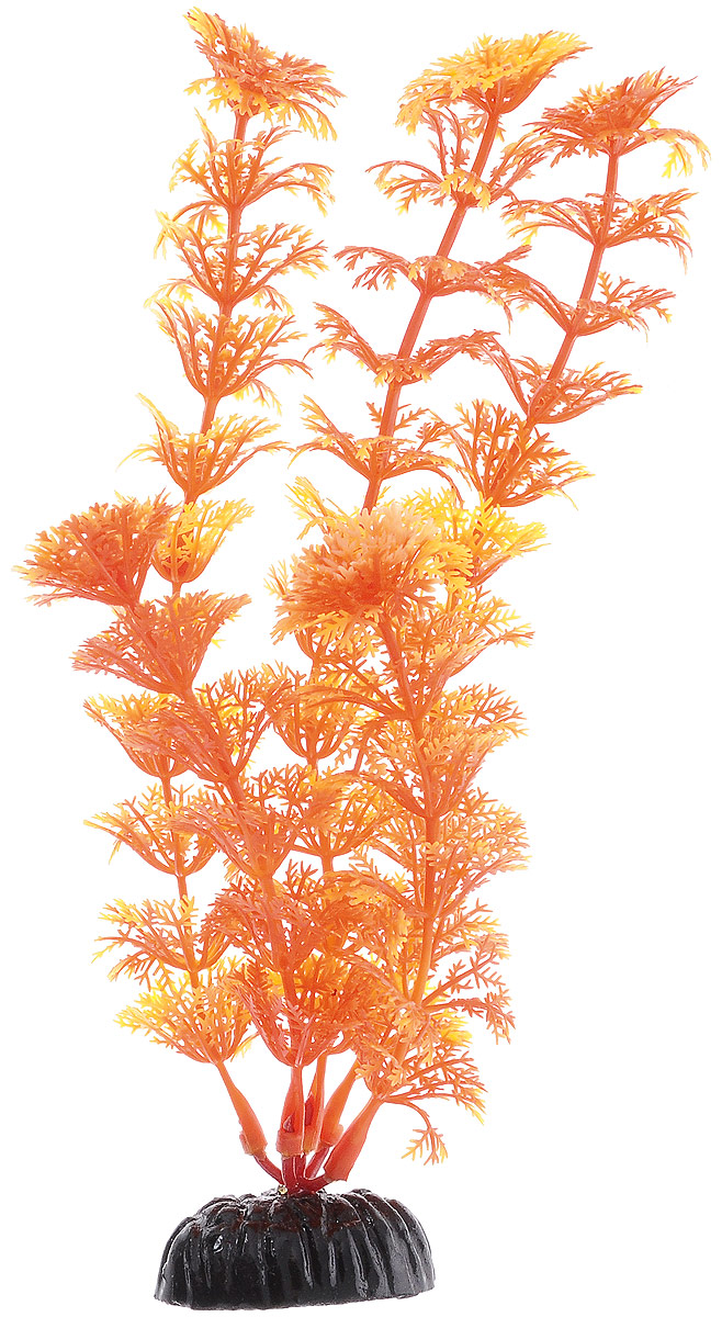 фото Искусственное растение для аквариума barbus кабомба оранжевая plant 021 20 см, пластик