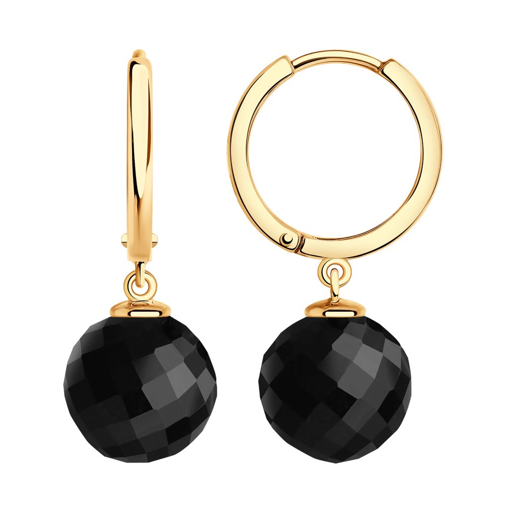 

Серьги женские из золота SOKOLOV 727746, агат, 727746